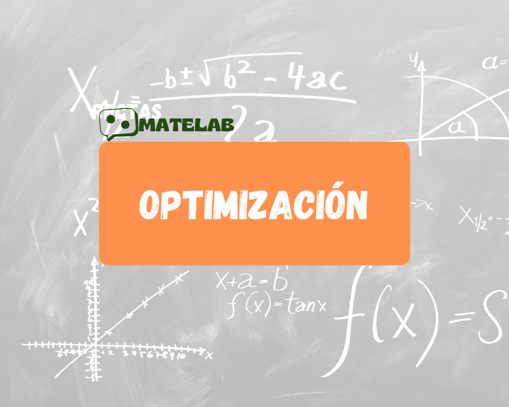 Optimización con la aplicación de la derivada