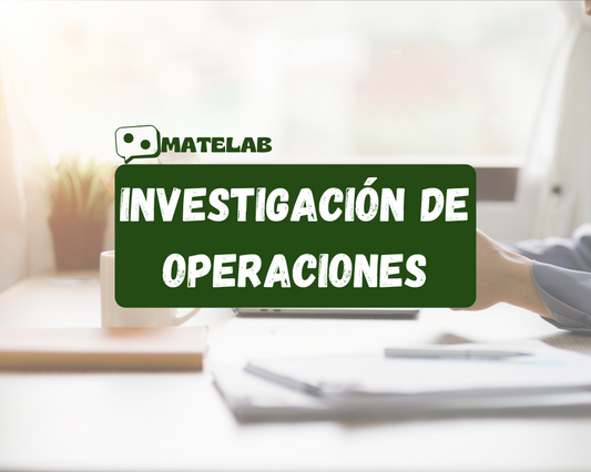 Investigación de operaciones I